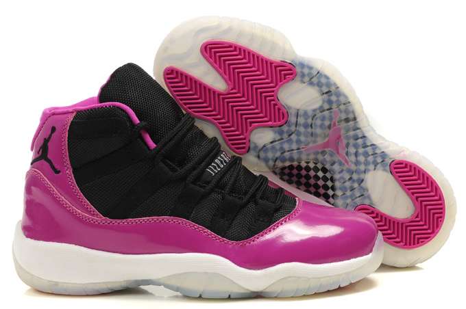 Exactly Fit Womens Air Jordan 11 Black Pink White